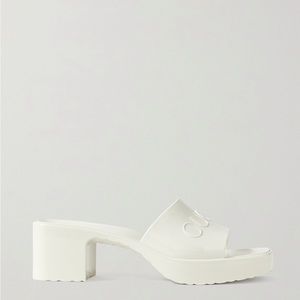 Gucci women's rubber slide sandal